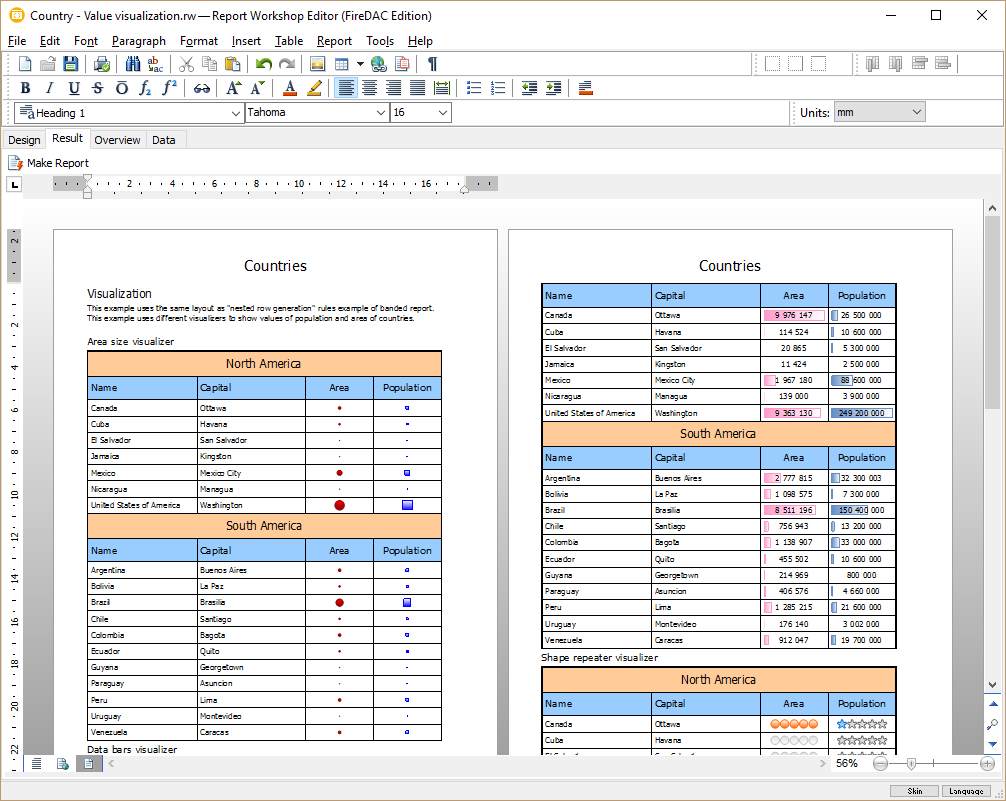 Создание отчёта в WYSIWYG-редакторе с помощью ReportWorkshop и ScaleRichView